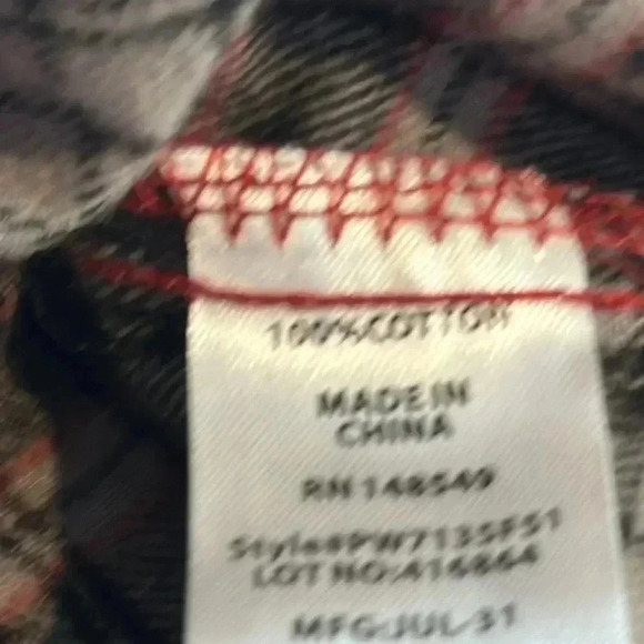 PD & Co boys flannel shirt size 8 100% cotton - Picture 7 of 7